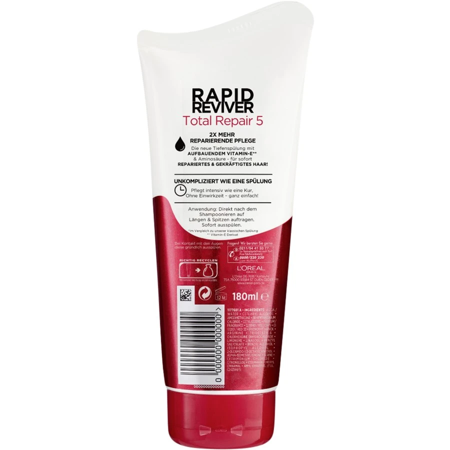 Elvital Après-shampooing Intensif Rapid Restore Total Repair 5 De L’Oréal Paris – Image 2