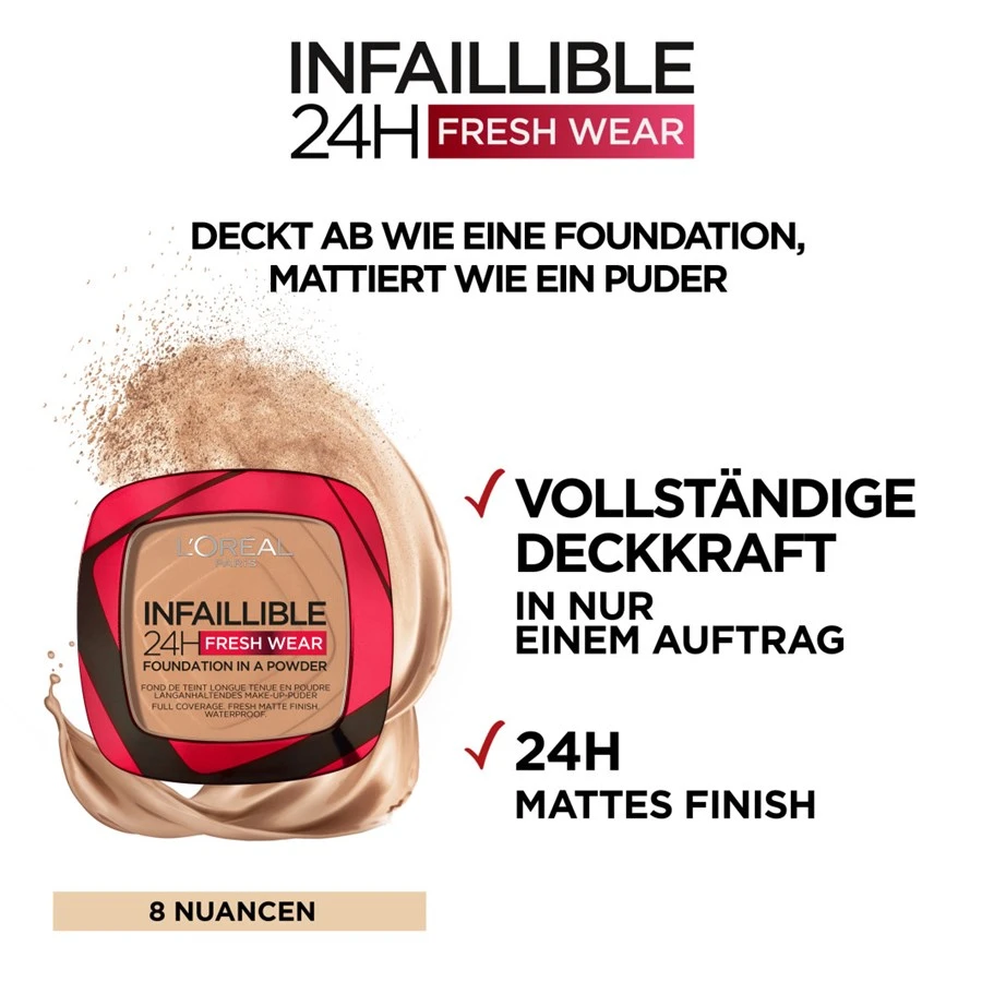 Poudre Infaillible 24H Fresh Wear Make-up Powder De L’Oréal Paris – Image 5