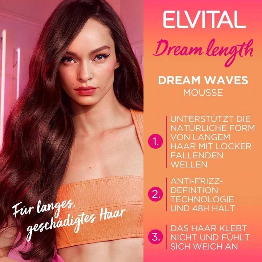 Mousse Dream Length Dream Waves Mousse De L’Oréal Paris – Image 2