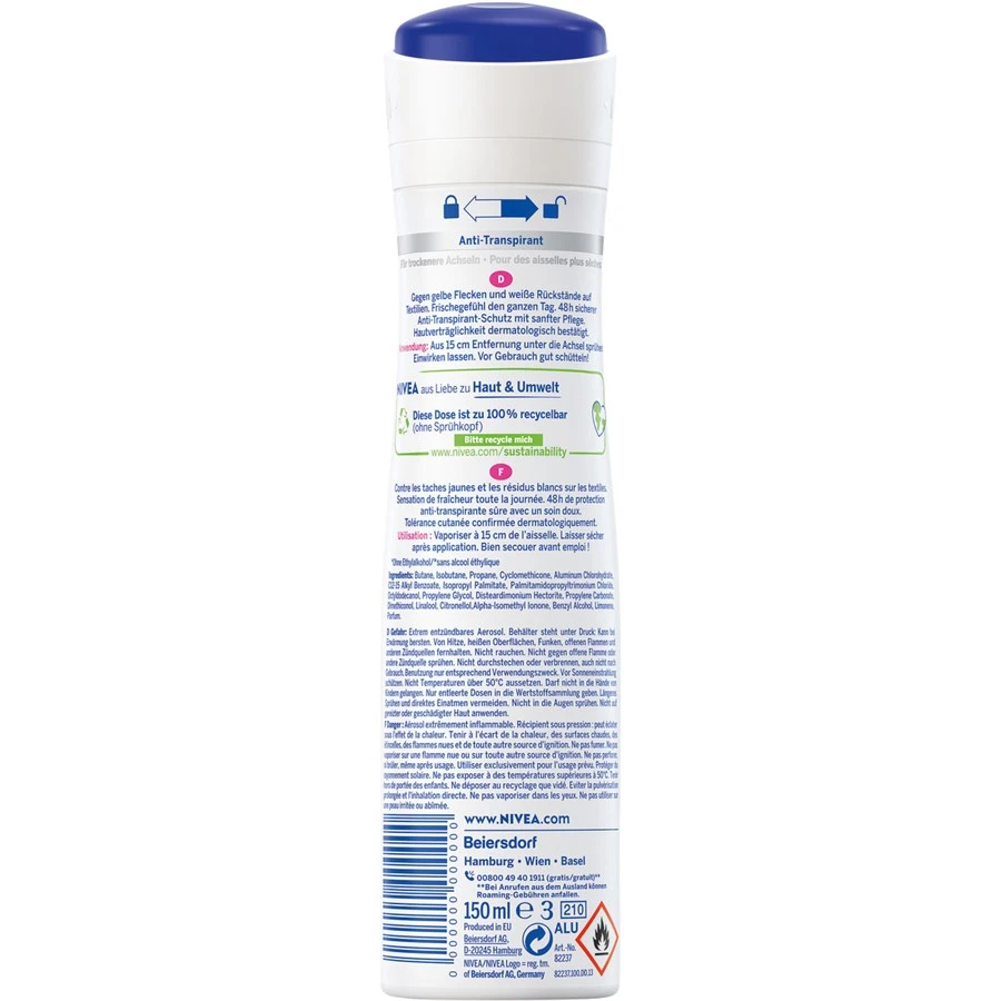 Déodorant Black & White Deodorant Spray De Nivea – Image 2