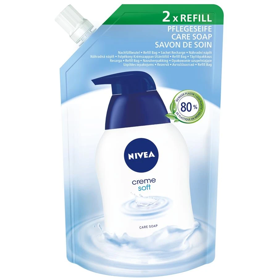 Crème Pour Les Mains Et Savon Sachet De Recharge Savon De Soin Creme Soft De Nivea
