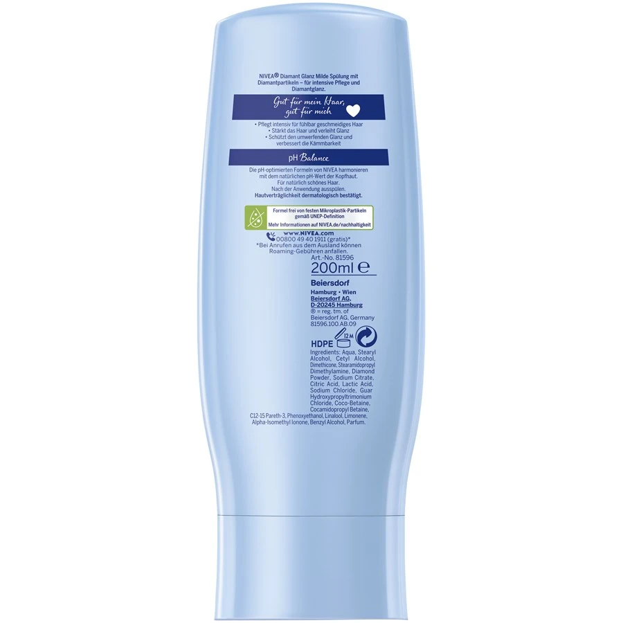 Conditioner Après-shampooing Doux Brillance Diamant De Nivea – Image 2