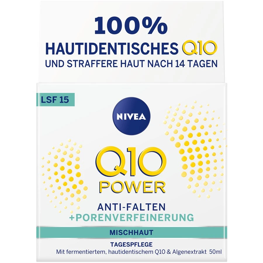 Day Care Soin De Jour Anti-rides Q10 Power SPF 15 + Resserrer Les Pores Dilatés De Nivea – Image 2