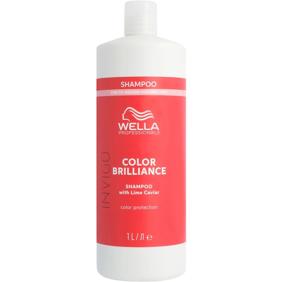 Color Brilliance Color Protection Shampoo Fine/Normal Hair De Wella – Image 4